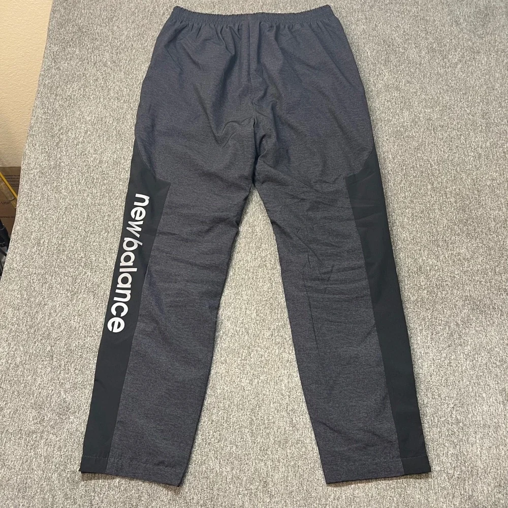 New Balance Mens Large Charcoal Heather‎ Grey Athletic Training Track Pants 000